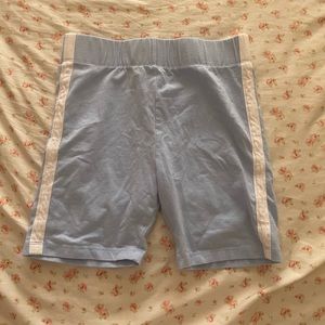 Light blue stretchy shorts